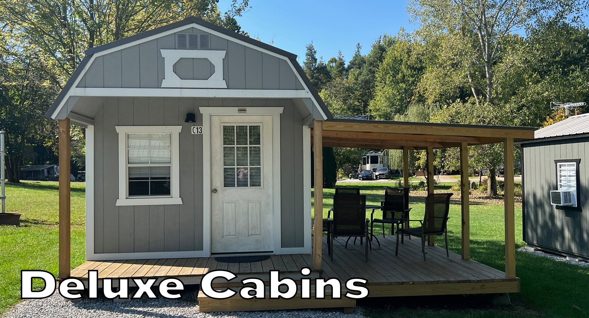 Deluxe Cabins exterior view