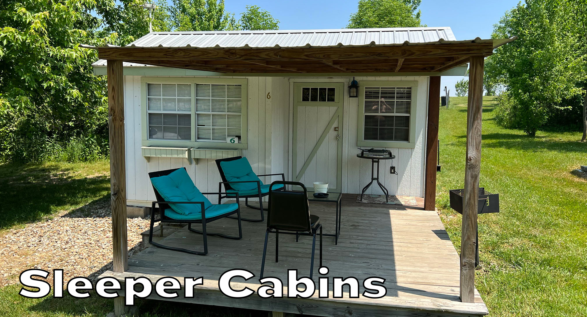 10' x 16' Sleeper Cabins exterior view