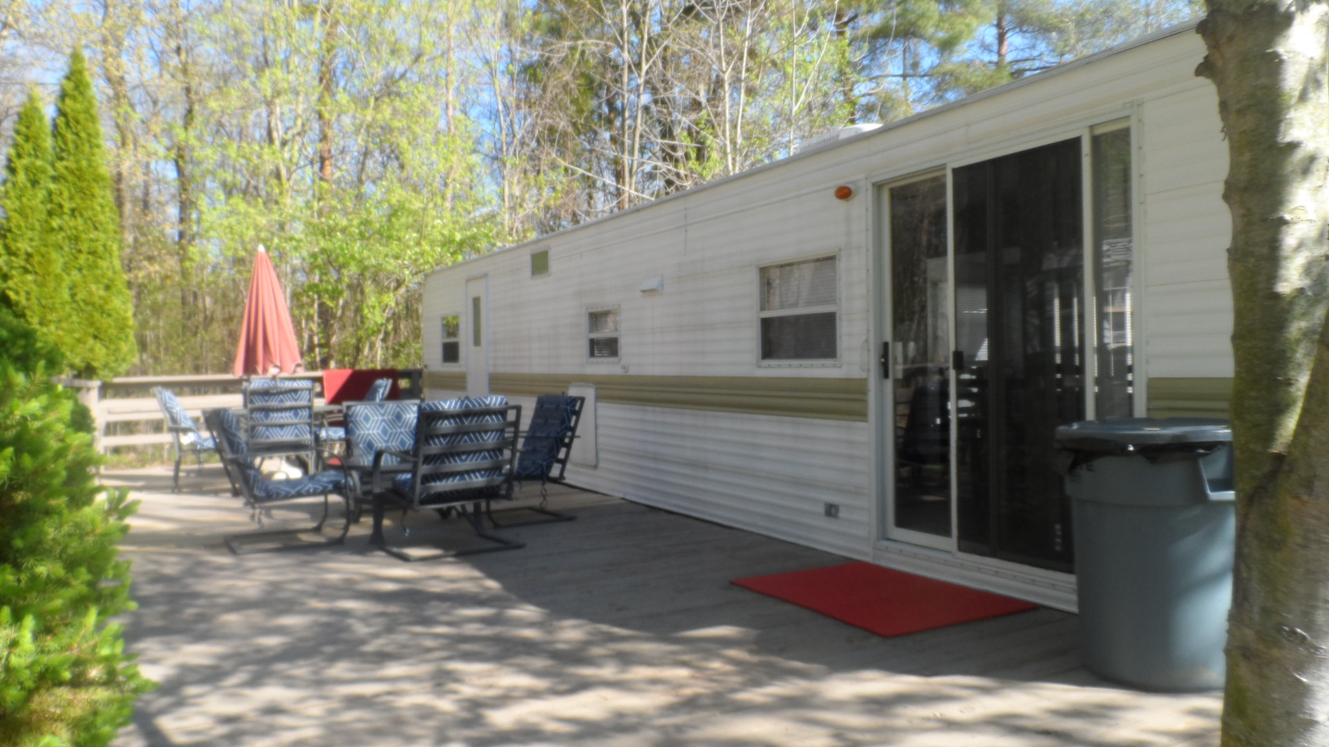 Deluxe Rental Trailer at Freedom Valley Campground